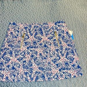 Lilly Pulitzer Marigold Starcrush skort